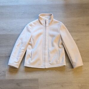 Calvin Klein Soft Faux-Fur Cream Jacket